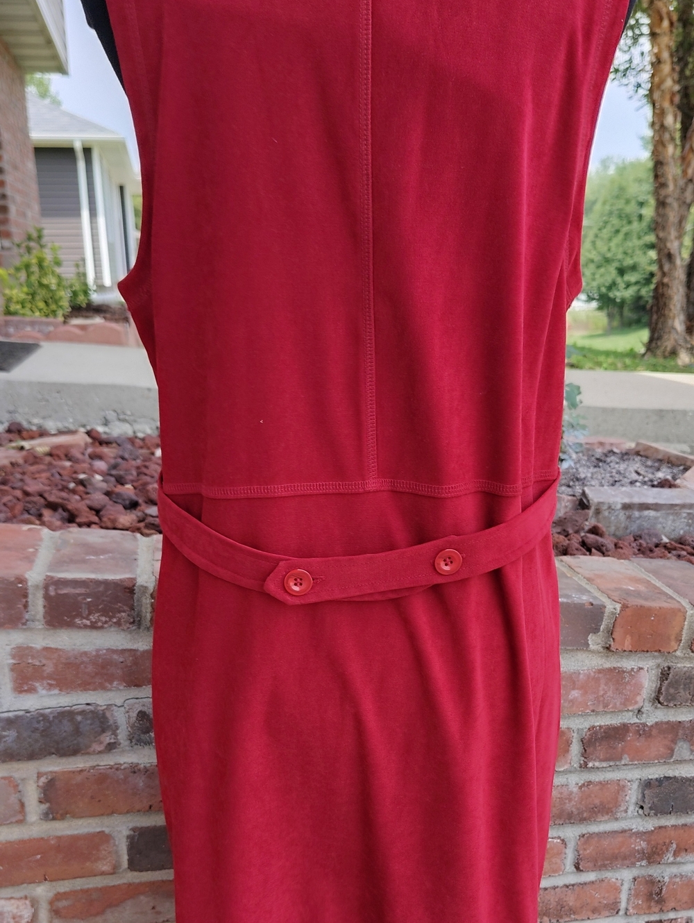 Vintage Amanda Smith Patchwork Floral Square Neck Midi Dress Size M 90s Cottage - Picture 6 of 13